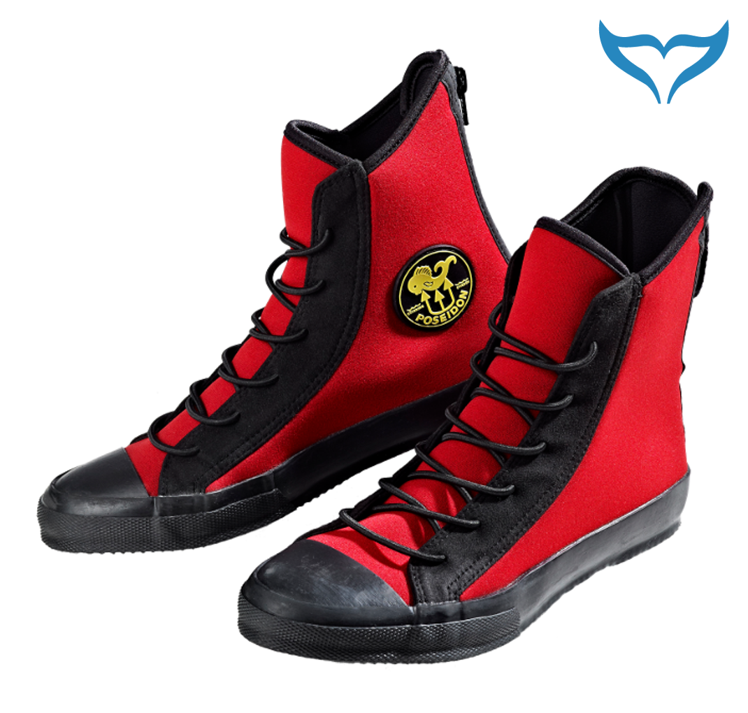 Poseidon One Shoe Füsslinge Tauchfüßlinge Neopren Reißverschluss Unisex Schuhe N – Bild 3