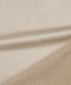 Double Face Teddy –  Waschleder – Beige