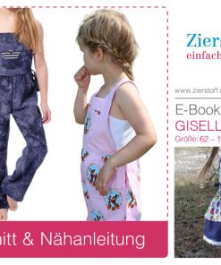 Latzkleid oder Latzanzug “GISELLE” – Schnitt & E-Book, Gr 62-104