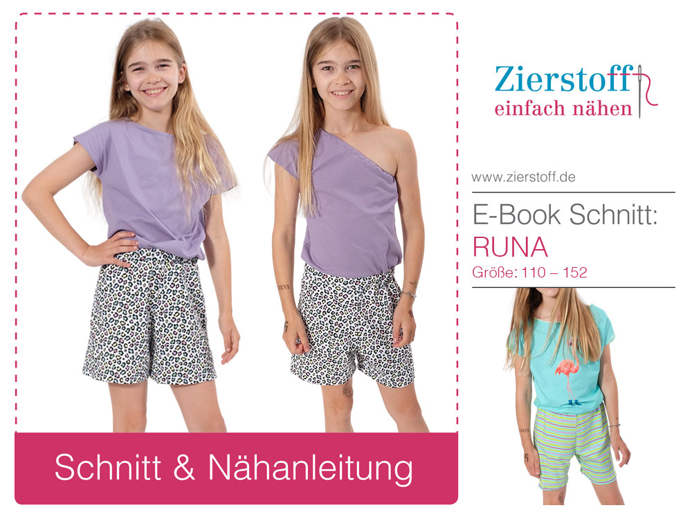 Jumpsuit “RUNA” – Gr. 110 – 152 – inkl. Oneshoulder – Bild 2