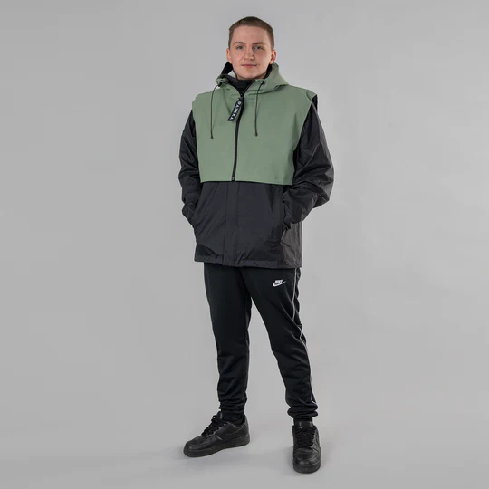 PAIKKA Visibility kurze Warn-Weste, olive, unisex (reflektierend), XS, S/M – Bild 5