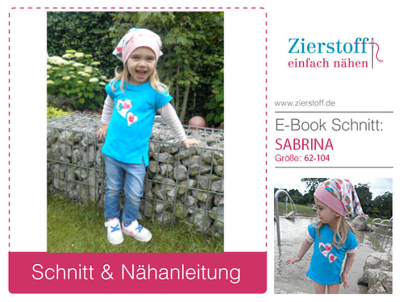 Shirt “SABRINA”, Gr. 62 – 104, Kurz & Langarm – Bild 2