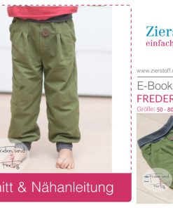 Pumphose für Babys mit Bundfalten “FREDERIK”, Gr. 50 – 80 [Digital]