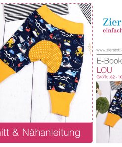 Pumphose mit Kreis am Popo “LOU”, Gr. 62 – 104 [Digital]