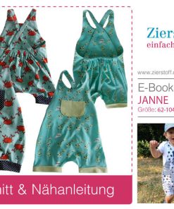 Anzug, Romper “Janne”, Gr. 62 – 104 [Digital]