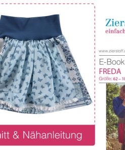 Dirndlrock “Freda” mit oder ohne Schürze – Gr. 62 – 104 [Digital]