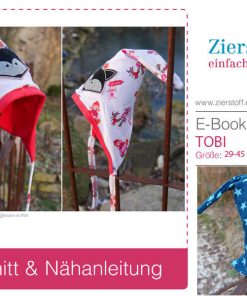 Erstlingsmütze, Mütze “TOBI”, Gr. 29-45 – für “Frühchen” bis ca. 1 Jahr [Digital]