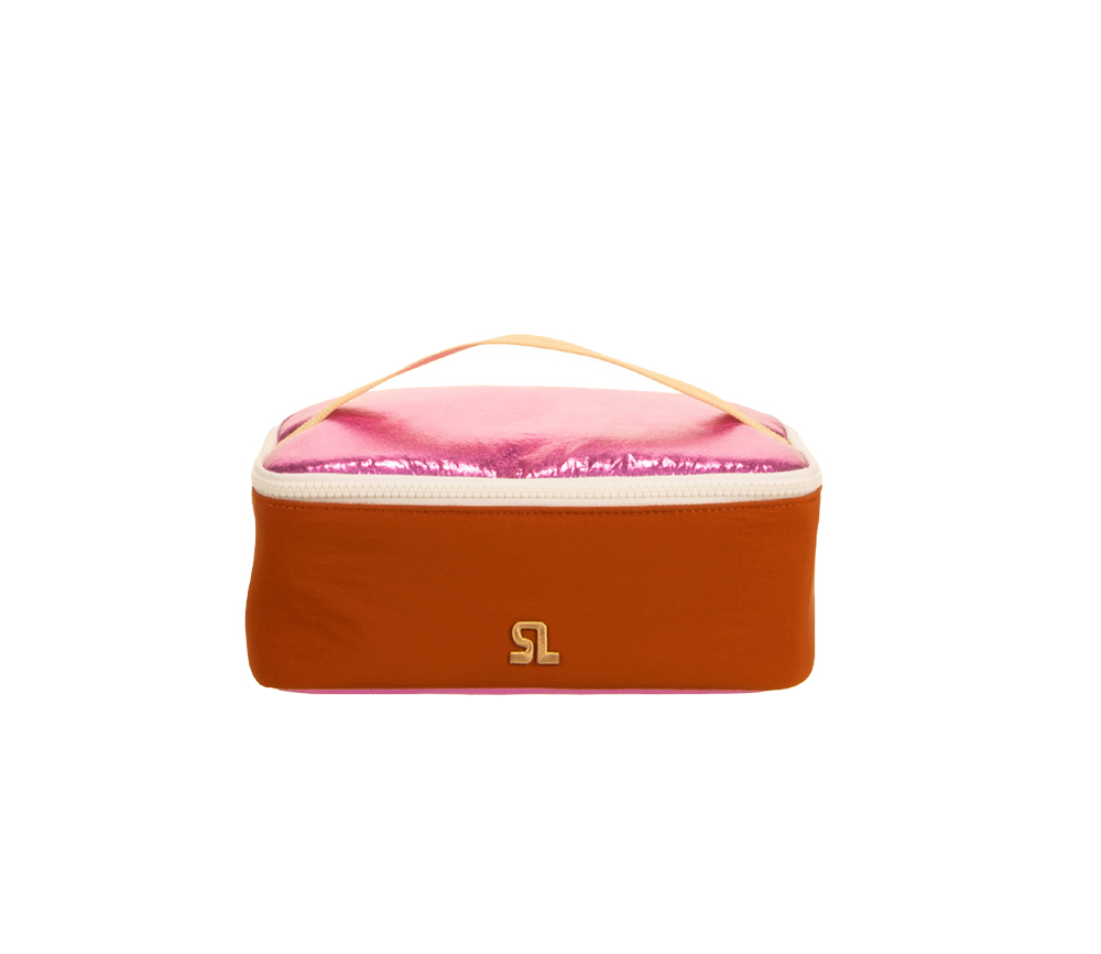 Sticky Lemon – Kühltasche, Better Together Collection, glossy magenta + gravel orange – Bild 3