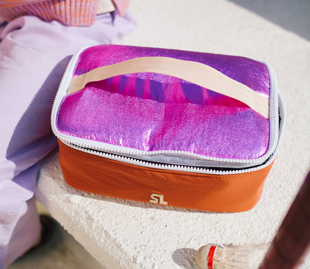 Sticky Lemon – Kühltasche, Better Together Collection, glossy magenta + gravel orange