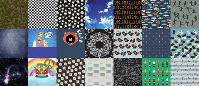 Baumwollstoff, Patchwork Panel mit 21 aufgedruckten Motiven – für Jungs – Bild 7