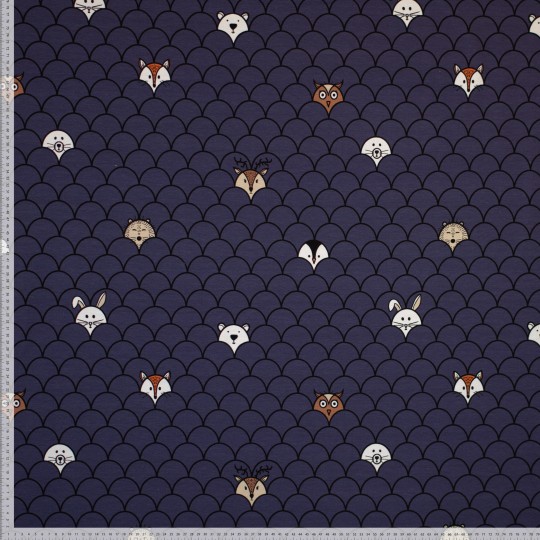 Jersey, Fuchs Füchse auf Blau / Marine – Bild 3