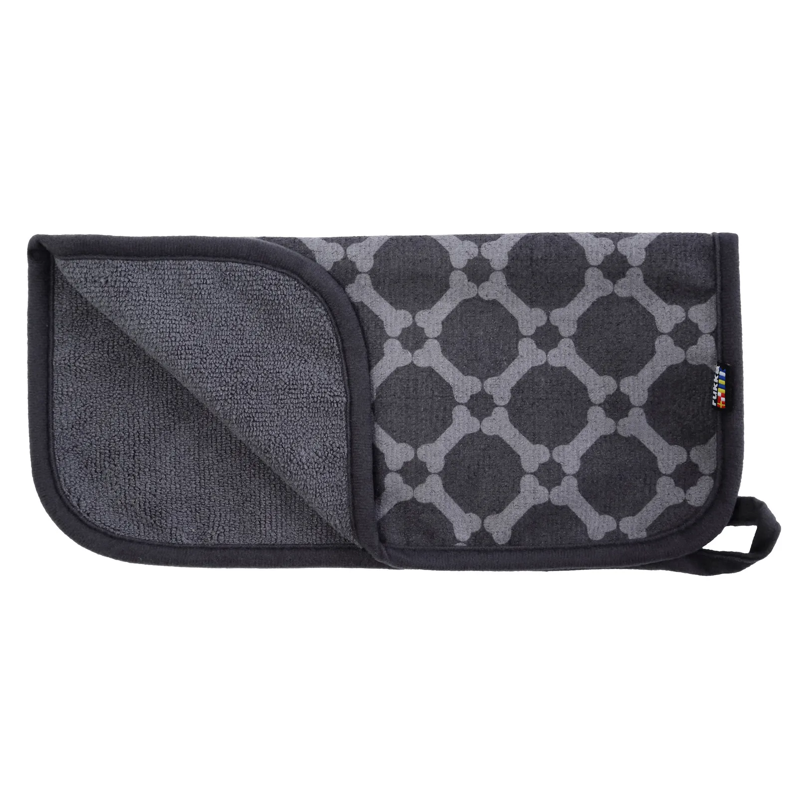 Rukka Pets, Pfotenhandtuch (30x30cm), grau (2 Stück)