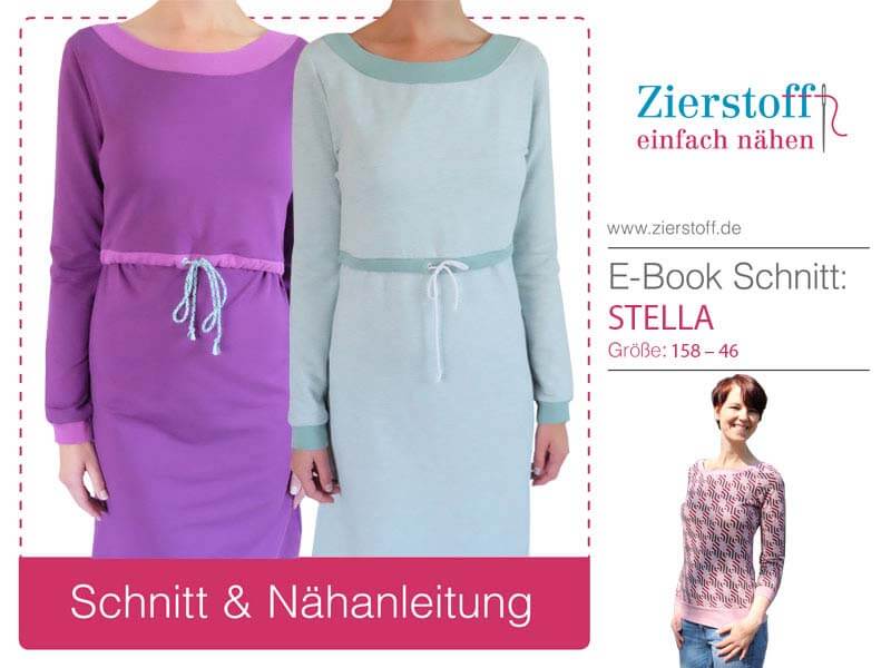 Kleid / Stillkleid / Pullover “STELLA”, Gr. 158 – Damengr. 46