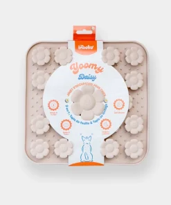 2in1 Schleckmatte mit Saugnäpfen, BPA-frei, 25cm, Level 2, Sand