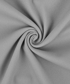 Baumwolle, Stretch Twill, helles Grau
