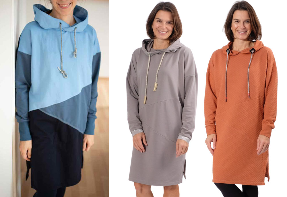 PAPIERSCHNITTMUSTER, Oversized – Kleid “JÖRDIS”, Gr. 158 – Damengr. 46