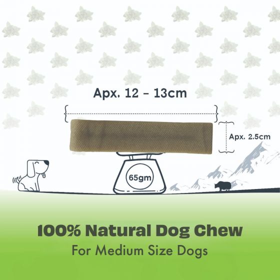Pawfect Himalayan Cheese Dental Chew Bar mit Minze, gegen Mundgeruch (3 Riegel à 65 g) – Bild 5