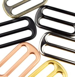 Versteller / Leiterschnalle, 40 mm – aus Metall, diverse Farben