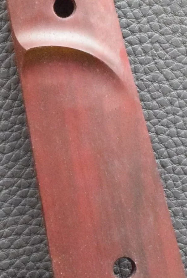 Colt 1911 Holzgriffschale, Ausführung 25, Standard, glatt, rötlich, Nußbaum, Neu – Bild 5