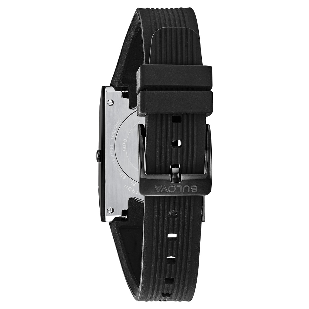 Bulova Computron Digital 98C135 Armbanduhr 3 bar Tag Datum schwarz Limited Edition – Bild 3