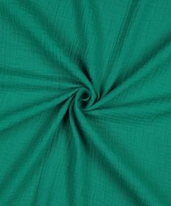 Bio Gauze, Musselin – unifarben Froschgrün / Grasgrün