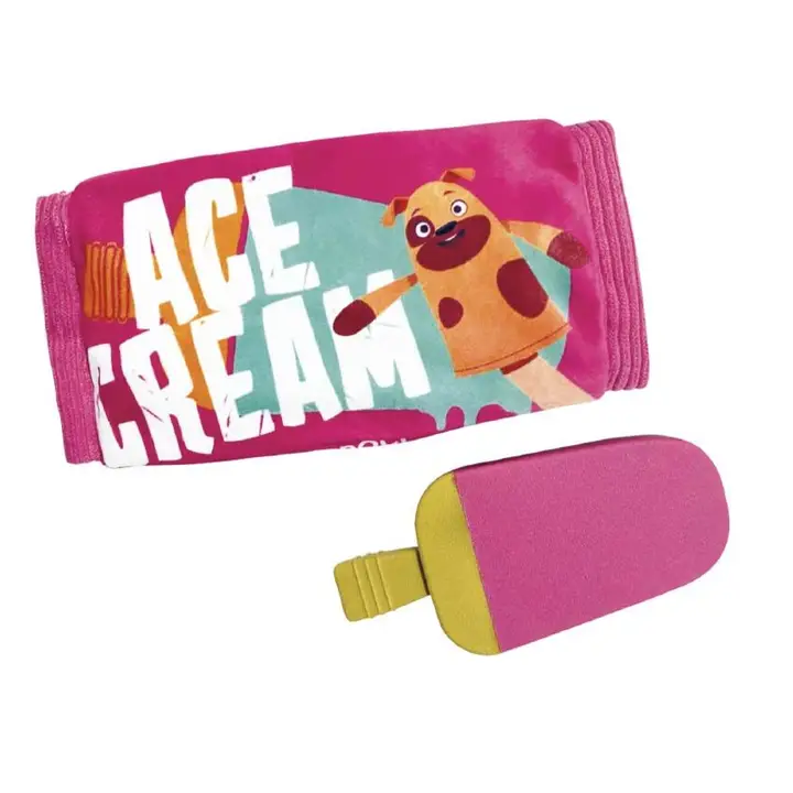 Hundespielzeug – Ace Cream (weicher Plüsch, knisternde Eiscremeverpackung, Kauspielzeug aus Hartplastik), 20cm – Bild 2