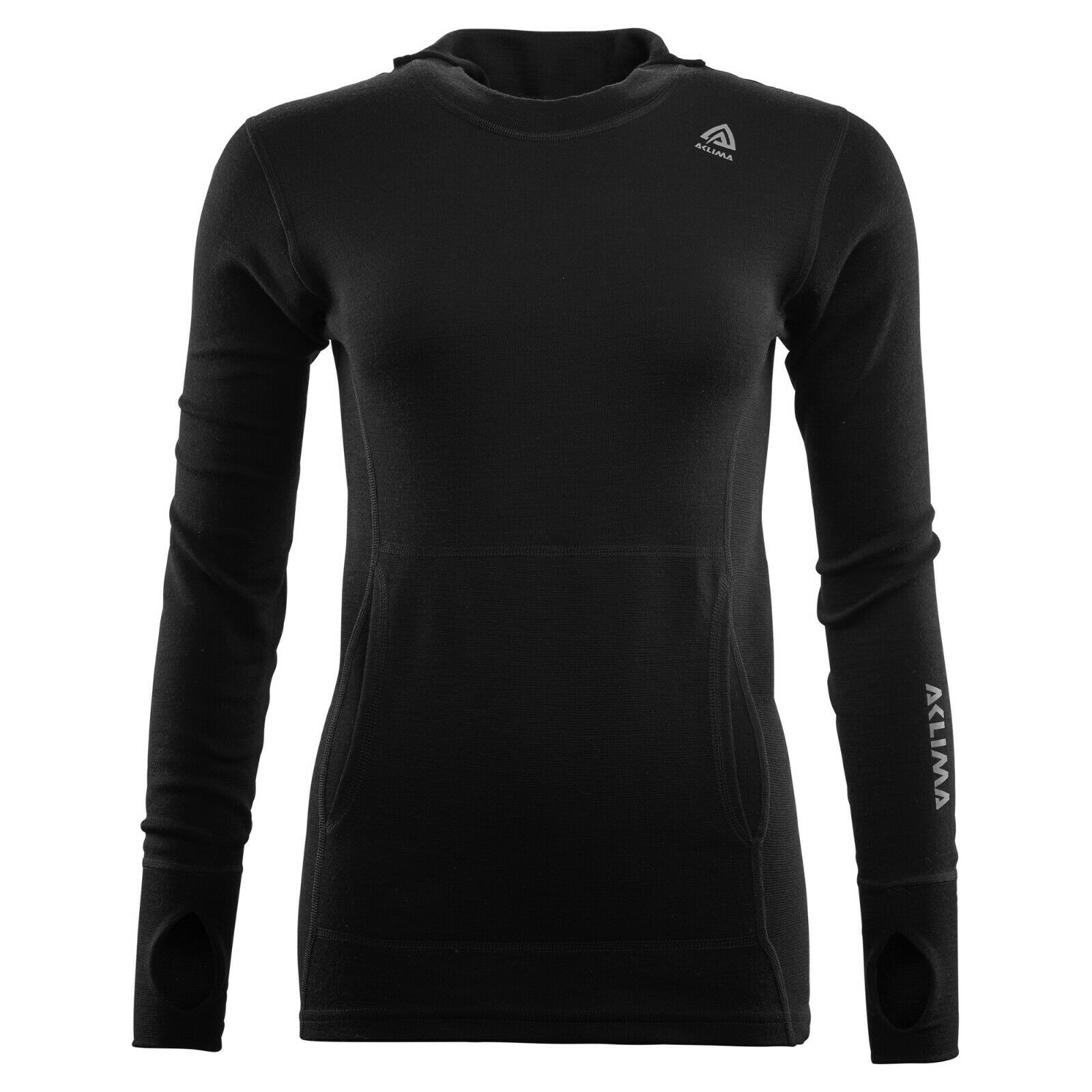 Aclima Warmwool Hood Sweater jet black Merino Wool 200 M L XL 2XL Damen Woman Ne – Bild 4