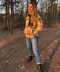 Alwero – Jacke SHERPA, SCOTCH BEIGE, Biowolle, ultra leicht