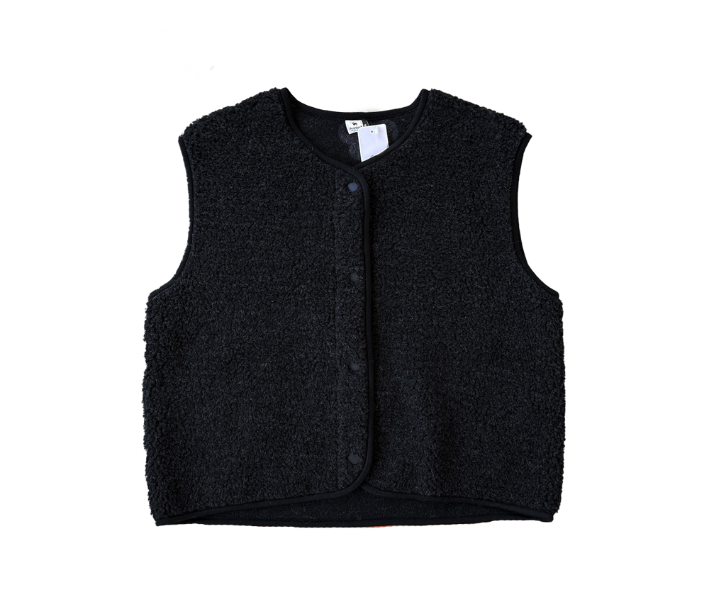 Alwero – Weste „TYB“ Adult, Deep Black, Biowolle Ultra Light