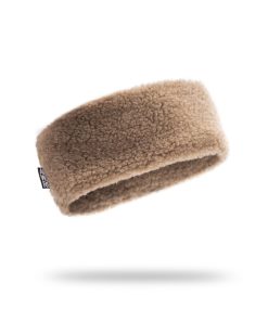 Alwero – Stirnband / Halswärmer VOVO, Tan, Biowolle, ultra light
