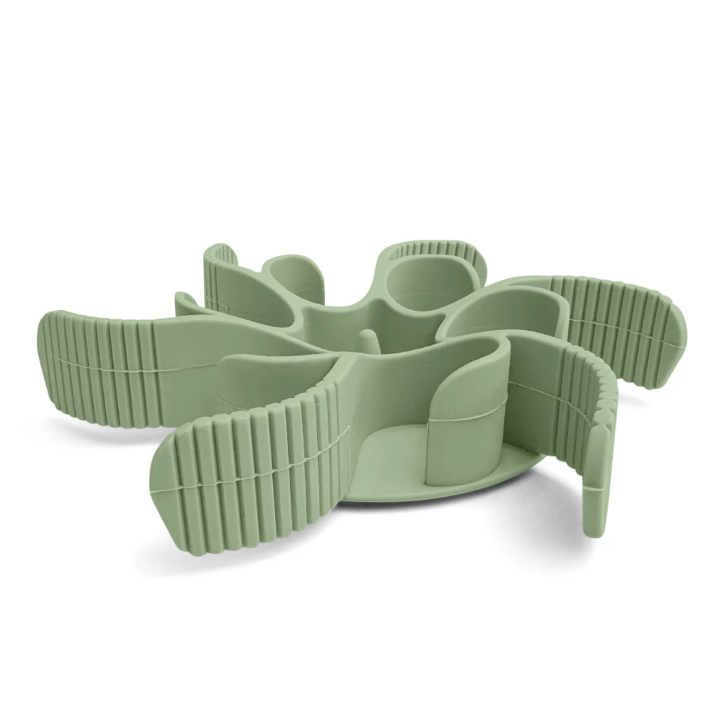 Hey Lana Anti-Schling-Einsatz für Napf mit 19 Saugnäpfen, spülmaschinenfest, 100% Silikon, bpa-frei, 17,5cm-12,5cm, mint – Bild 3