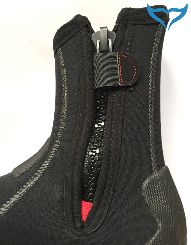 Aqualung Füsslinge Super Zip Ergo 6,5mm 36-45 Neopren Reißverschluss Schuhe Echo – Bild 5