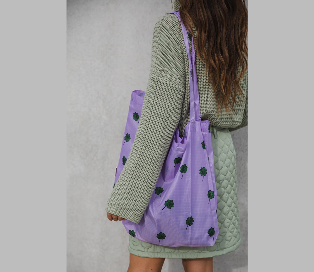 Studio Noos – Einkaufstasche „Glücksklee“ – Bild 5