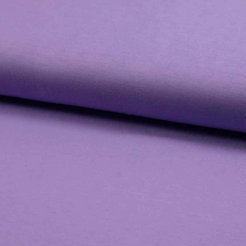 Baumwolljersey, unifarben “very peri” Flieder – Organic Cotton