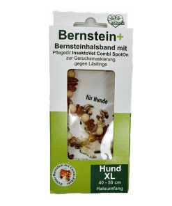 Bernsteinhalsband inkl. Pflegeöl/InsektoVet Combi SpotOn (keine Chemie) XS, S, M, L, XL XXL