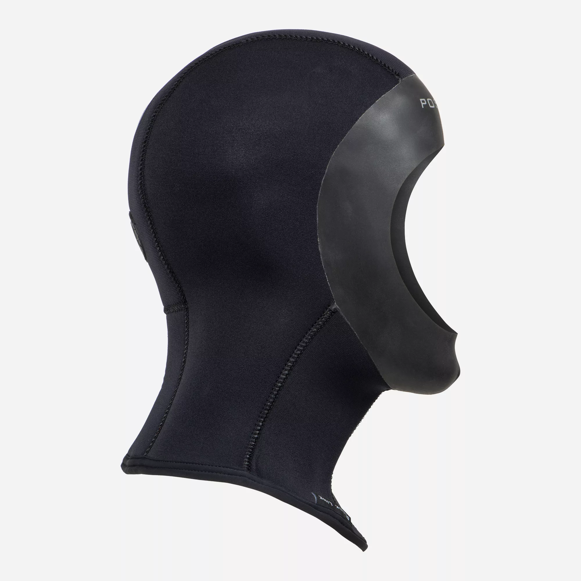 Poseidon Kopfhaube Black Line Neopren 5mm schwarz Manschette Hood Größe S M L XL – Bild 4