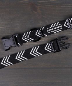 Wilderdog Halsband, ultraleichtes Nylongewebe, Orca (S, M)