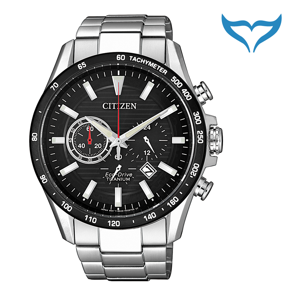 Citizen Chronograph CA4444-82E Super Titanium Saphir Eco-Drive 10 bar Armbanduhr