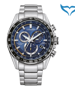 Citizen Funkuhr CB5914-89L Eco Drive Perpetual Saphirglas Funk 20bar Tag Datum N