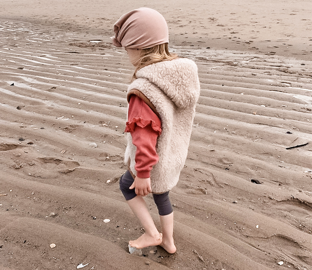 Alwero – Bodywarmer Robby, Biowolle, Beige – Bild 3