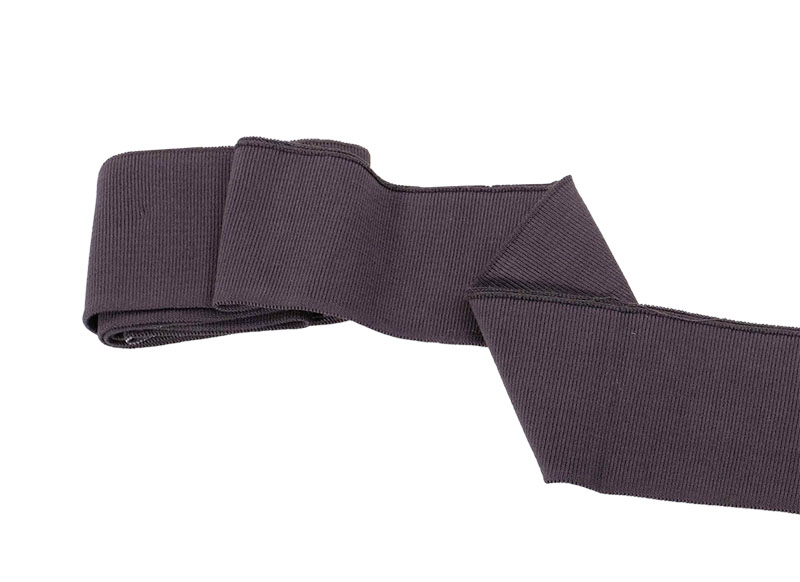 Strickbündchen, Collegebündchen in Anthrazit uni – 135 cm