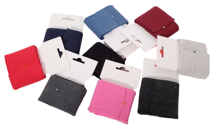 Strickbündchen, Collegebündchen in Bordeaux uni – 135 cm – Bild 8