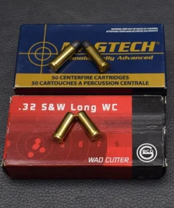 100 Patronen, Geco/Magtech, Konvolut, 32 S&W, WC/LRN