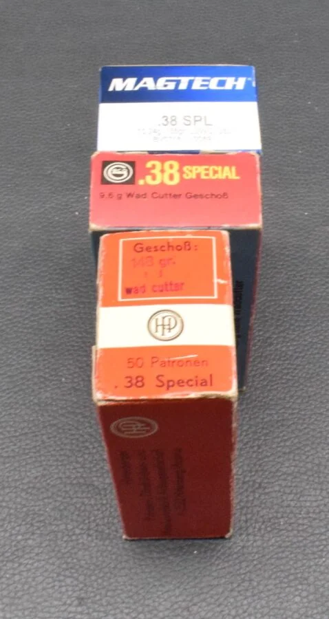 150 Patronen, Konvolut, Hirtenberger/Magtech/Geco, .38 Spec., 9,6/10,24g/148/158gr, zum Sonderpreis! – Bild 4