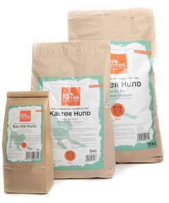Naturfutter Kalter Hund, Rind & Hirse, kaltgepresstes Trockenfutter hoher Fleischanteil, monoprotein, ohne Getreide & ohne Zucker, produziert mit Strom aus eigener Wasserkraft (100g, 1kg, 5kg, 15kg)