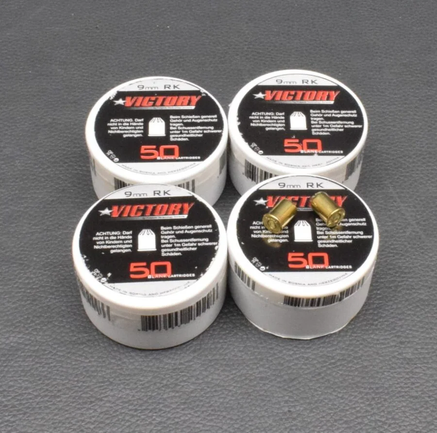 200 Stück Victory Platzpatronen / Knallpatronen Kaliber 9 mm RK, zum Sonderpreis ! – Bild 3