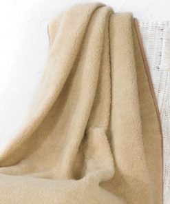 Alwero – Decke TUMBLER Biowolle, Beige