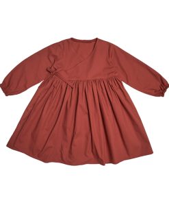 Huttelihut – Wickelkleid „DAHLIA“, cayenne