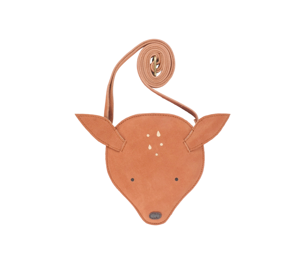 Donsje Amsterdam – Täschchen „Britta Reh“, Walnuss