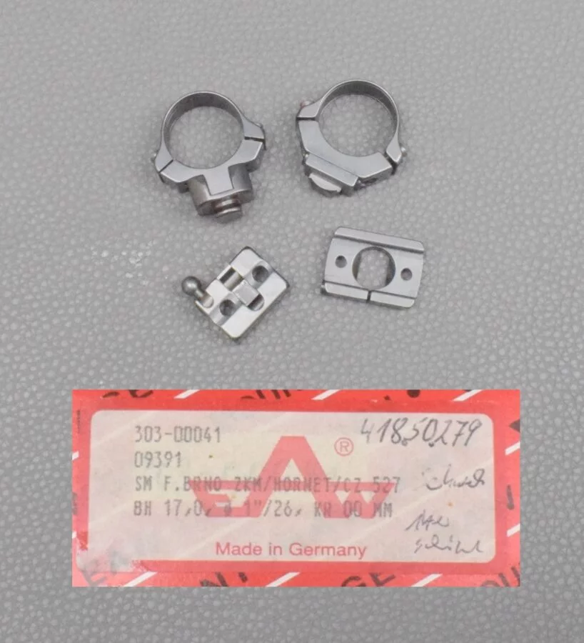 EAW Schwenkmontage für Brünner ZKM , CZ527 , Hornet mit 25,4mm Ringen, Neuware ( 303-00041 ) – Bild 2